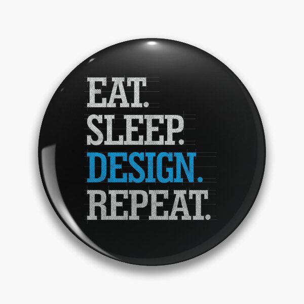 Item preview, Eat Sleep Design Repeat Graphic Designer Gift Funny designed and sold by alenaz.