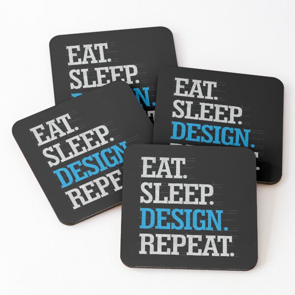 Item preview, Eat Sleep Design Repeat Graphic Designer Gift Funny designed and sold by alenaz.