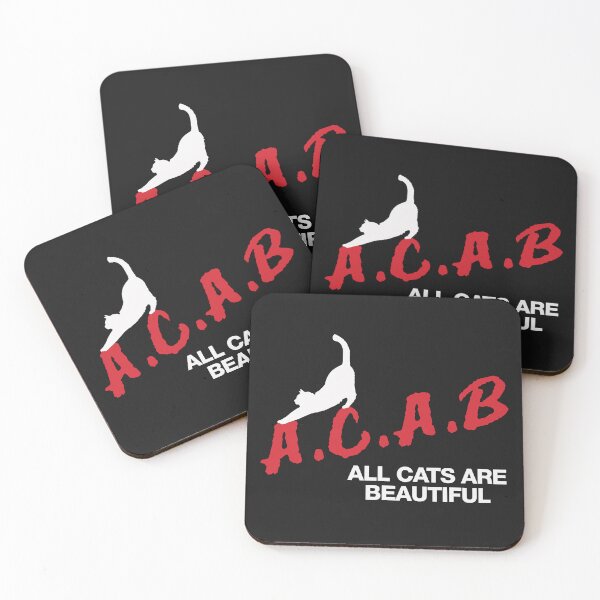 Item preview, A.C.A.B - All Cats Are Beautiful | White designed and sold by psychdilettante.
