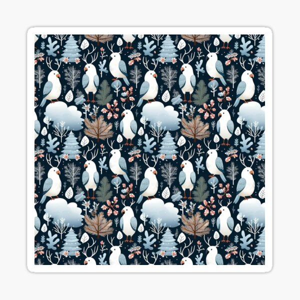 Item preview, winter parrot designed and sold by Hen-gling.