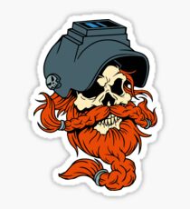Welder Skull Sticker