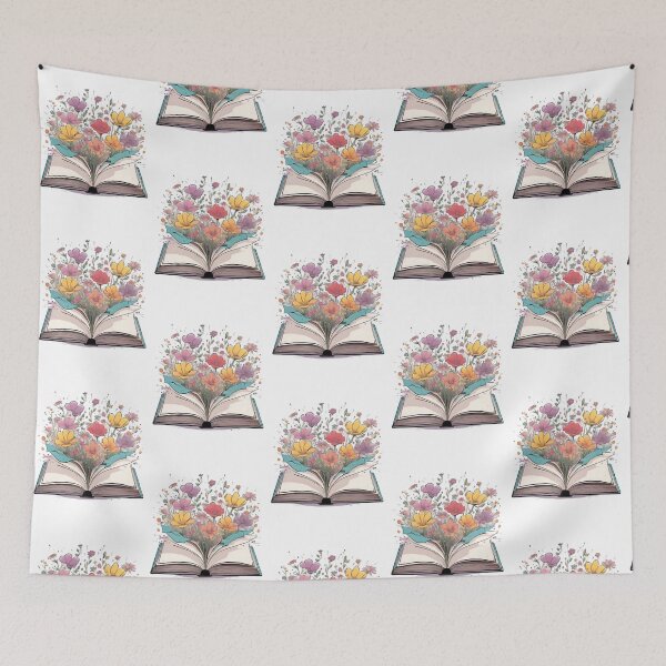 Item preview, Flowers growing from book designed and sold by oilidesing.