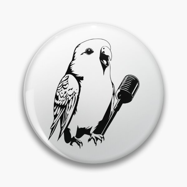 Item preview, Budgie Singing His Heart Out designed and sold by VMPrinting.
