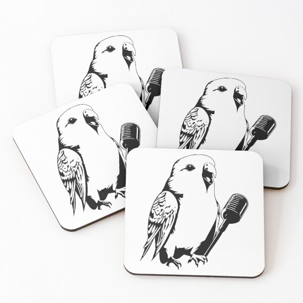 Item preview, Budgie Singing His Heart Out designed and sold by VMPrinting.