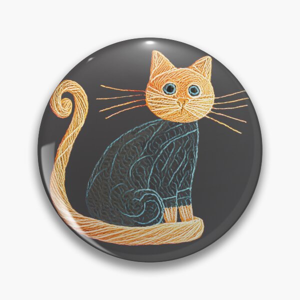 Aperçu de l'œuvre Chat minou de Thread Design créée et vendue par MakeInShop.