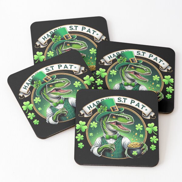 Item preview, St Patricks day boys kids Toddler funny Irish dinosaur Trex T-Shirt designed and sold by MAPDDesigns.
