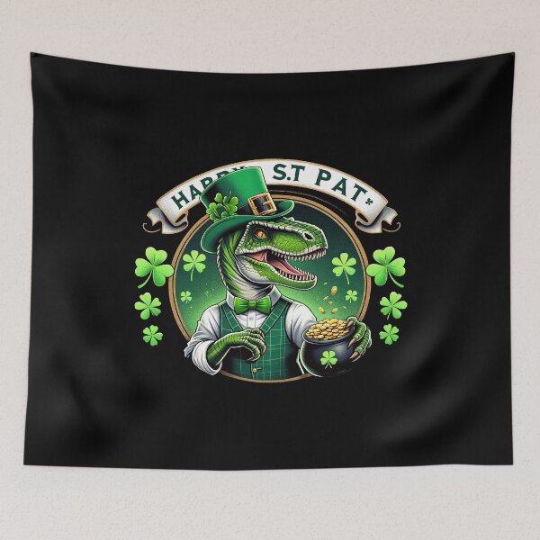 Item preview, St Patricks day boys kids Toddler funny Irish dinosaur Trex T-Shirt designed and sold by MAPDDesigns.