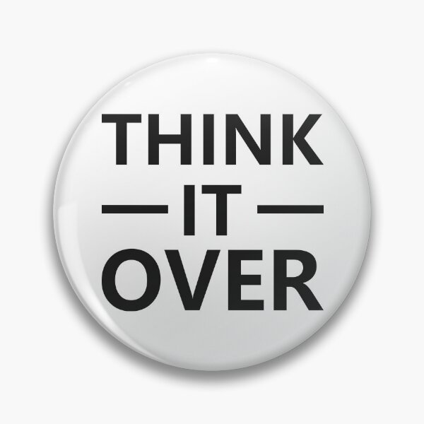 Item preview, Think it Over designed and sold by StickerDonArt.