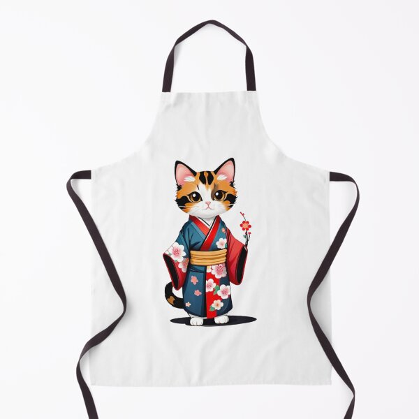 Item preview, Cute cat tortie kimono designed and sold by KorArtStudio.