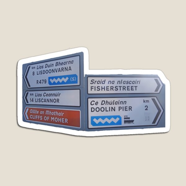 Item preview, Wild Atlantic Way Lisdoonvarna Cliffs of Moher Doolin Pier designed and sold by OliDesigns.