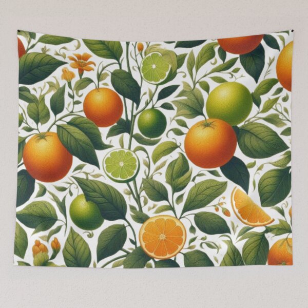 Item preview, Citrus Grove Delight Fabric Collection designed and sold by Rui Fernandes.