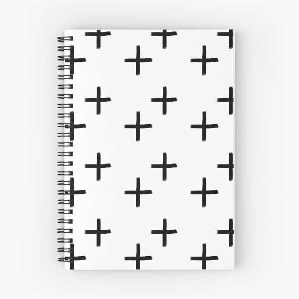 Aperçu de l'œuvre motif de croix noir et blanc créée et vendue par lotsofheart.