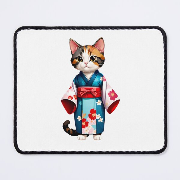 Item preview, Cute cat mom tortie kimono designed and sold by KorArtStudio.