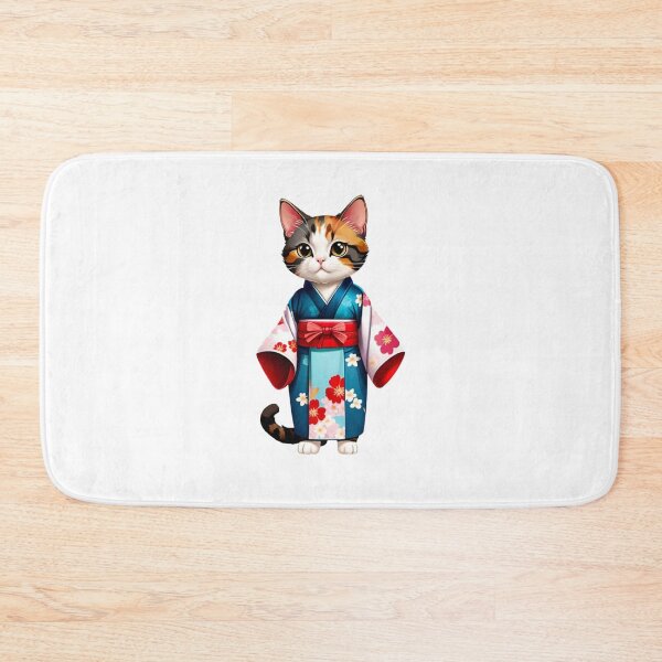 Item preview, Cute cat mom tortie kimono designed and sold by KorArtStudio.
