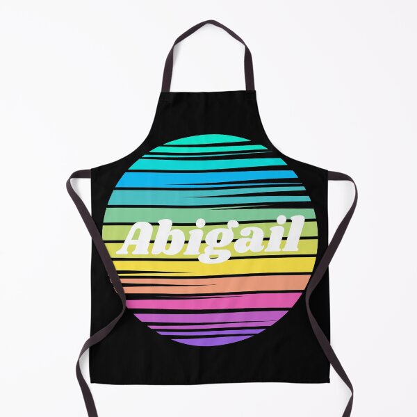 Item preview, Abigail | Abigail Colorful Name | Sunset Beach | Cool Names | Stripes designed and sold by ShroomMagic.