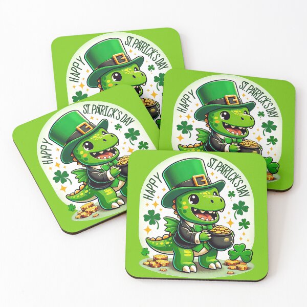 Item preview, St Patricks day boys kids Toddler funny Irish dinosaur Trex T-Shirt designed and sold by MAPDDesigns.