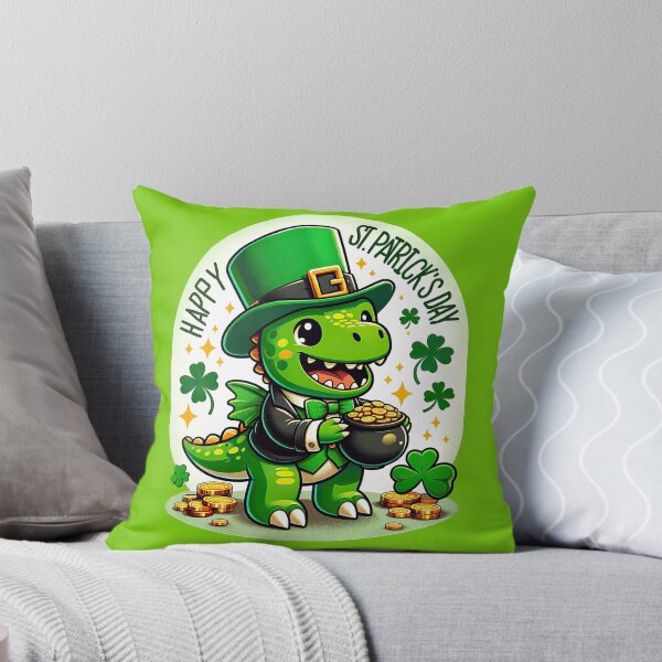 Item preview, St Patricks day boys kids Toddler funny Irish dinosaur Trex T-Shirt designed and sold by MAPDDesigns.