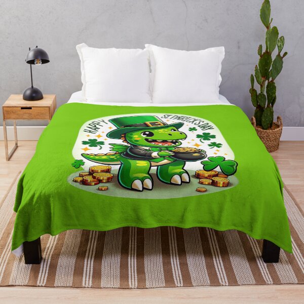 Item preview, St Patricks day boys kids Toddler funny Irish dinosaur Trex T-Shirt designed and sold by MAPDDesigns.