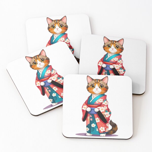 Item preview, Cool cat mom tortie kimono designed and sold by KorArtStudio.