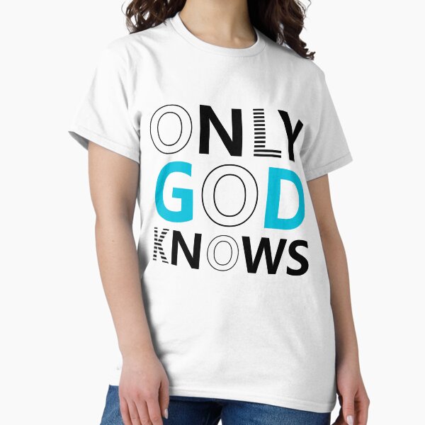 GOD ONLY KNOWS BACK LOGO PRINT T-SHIRT Ｌ Thursday, April 9 GOD ONLY KNOWS POP-UP