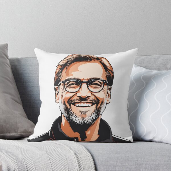 Item preview, Jurgen Klopp with his iconic smile designed and sold by Lufka.