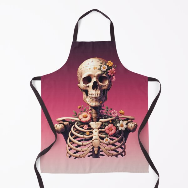 Item preview, skeleton with flowers, flowered skull, succulent skeleton designed and sold by Krasnovaovaova.