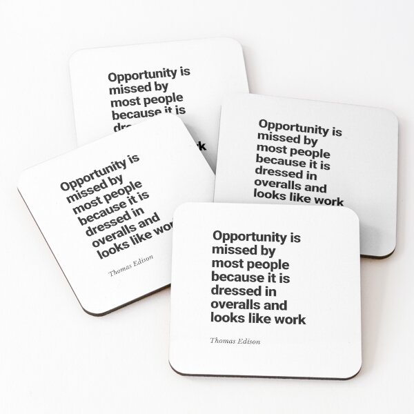 Item preview, Edison Inspirational quotes designed and sold by HumanQuoteLand.