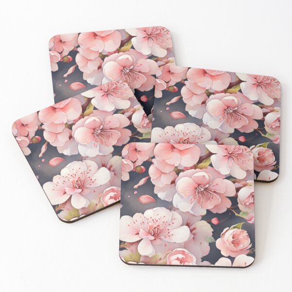 Item preview, sakura watercolor style seamless designed and sold by PKTPOD99.
