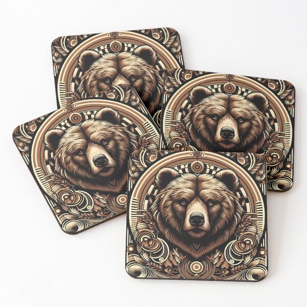 Item preview, Brown Bear Abstract Design designed and sold by Alessei.