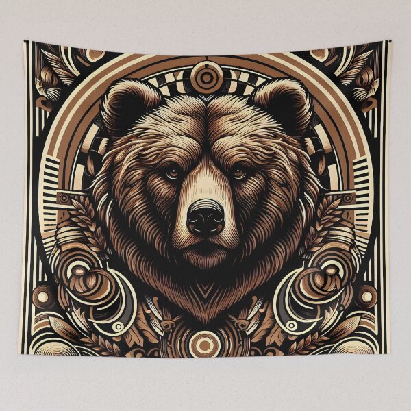 Item preview, Brown Bear Abstract Design designed and sold by Alessei.