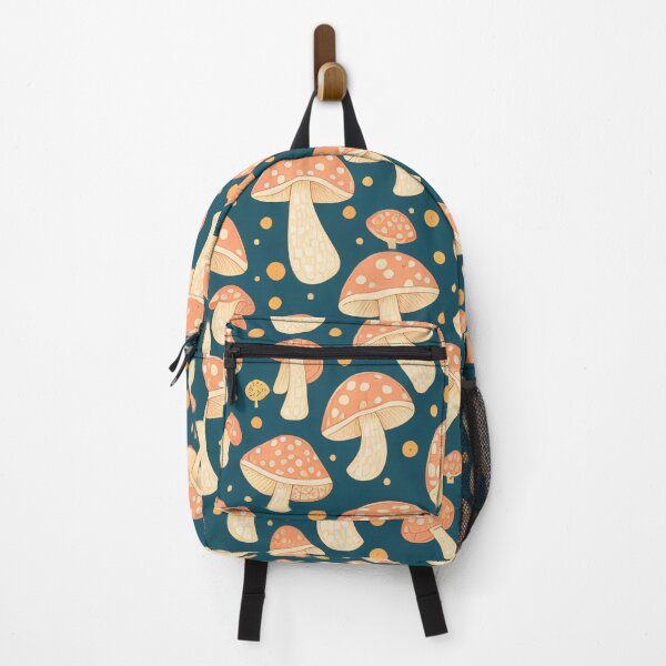 Item preview, Illustration of Whimsical Fantasy Polkadot Mushroom Pattern Design designed and sold by thejoyker1986.