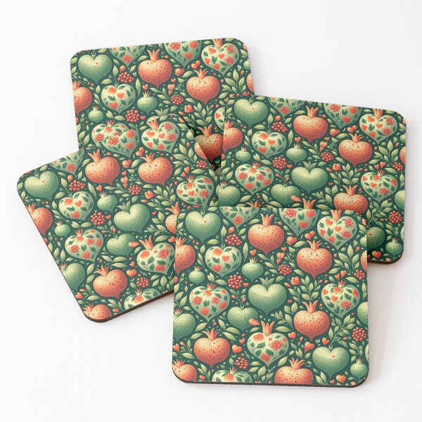Item preview, Pomegranate Love Fabric Ensemble designed and sold by Rui Fernandes.