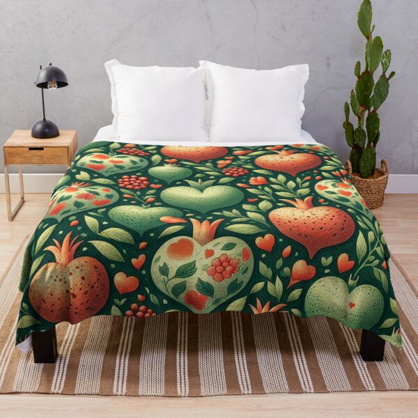 Item preview, Pomegranate Love Fabric Ensemble designed and sold by Rui Fernandes.
