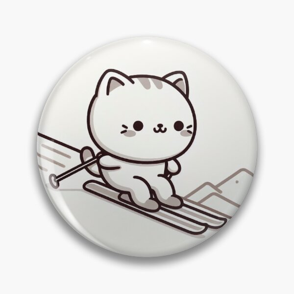 Item preview, The Meowtains are calling Ski Cat attempt designed and sold by SOMI SOMI.