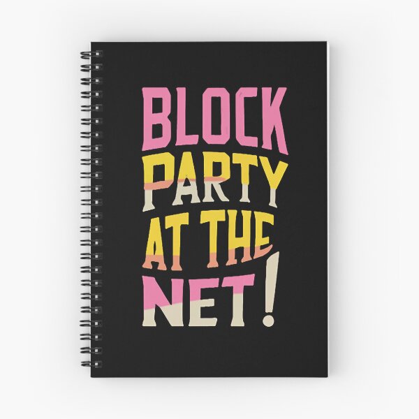 Item preview, Block Party At The Net! Funny Volleyball designed and sold by DomTeesHaven.