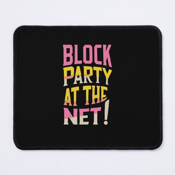 Item preview, Block Party At The Net! Funny Volleyball designed and sold by DomTeesHaven.