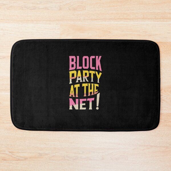 Item preview, Block Party At The Net! Funny Volleyball designed and sold by DomTeesHaven.