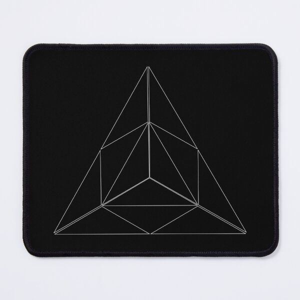 Item preview, Outline Logo on Black [Bigger] | Tetra OG Line designed and sold by Tetra.Earth Threads.