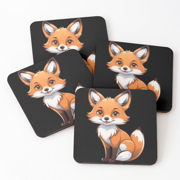 Item preview, #Fox, Cute baby Fox, Watercolor Cute baby Fox, Cute Fox, colorful Fox, Beautiful Fox, Fox drawing designed and sold by deluxelion.