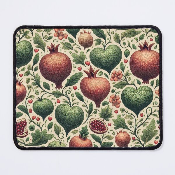 Item preview, Pomegranate Love Fabric Ensemble designed and sold by Rui Fernandes.