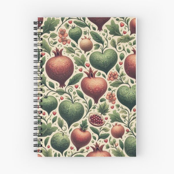 Item preview, Pomegranate Love Fabric Ensemble designed and sold by Rui Fernandes.
