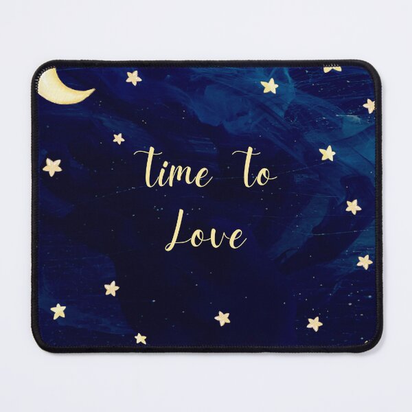 Item preview, Time to love blue velvet starts and moon designed and sold by Anisha Vaz.