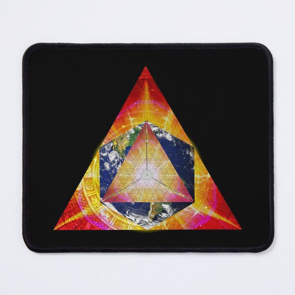 Item preview, Fourth World Mystic Logo on Black [Bigger] | Tetra OG Line designed and sold by Tetra.Earth Threads.