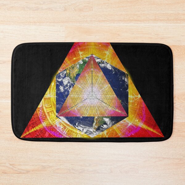 Item preview, Fourth World Mystic Logo on Black [Bigger] | Tetra OG Line designed and sold by Tetra.Earth Threads.