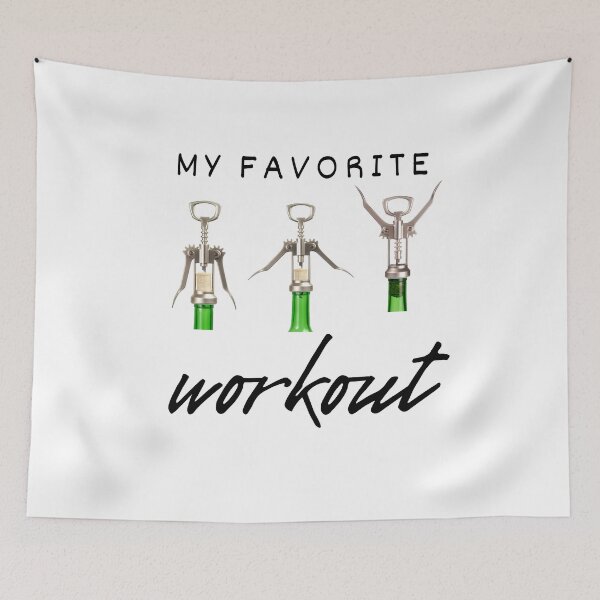 Item preview, My Favorite Workout - Corkscrew designed and sold by Ghoof-Wear.