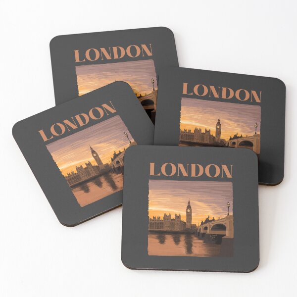 Item preview, London Illustration Sunset :) designed and sold by burrotees.