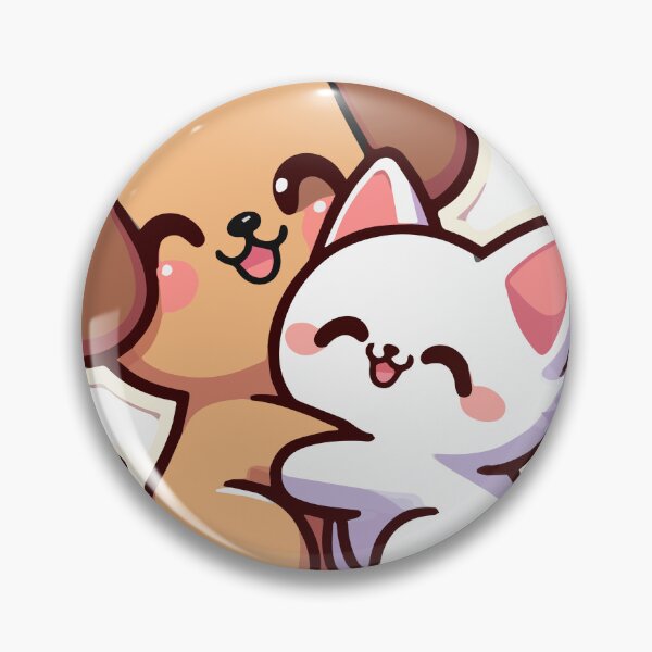 Item preview, Cartoon Cat and dog cut happy designed and sold by ArtsmileConcept.