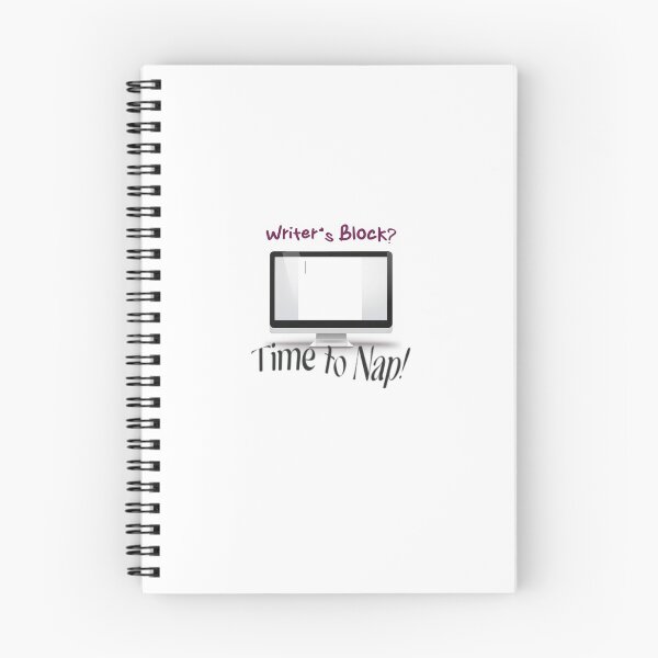 Item preview, Writer's Block? Time to Nap Humor designed and sold by PulcherianArt.