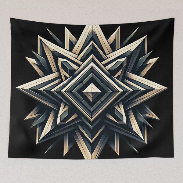 Item preview, 3D Abstract Geometric Star designed and sold by johnnycreidy.