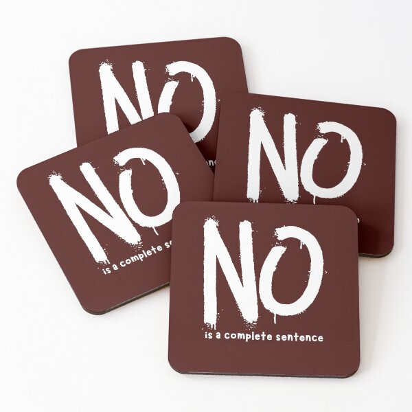 Item preview, "No" is a complete sentence designed and sold by AmazingAmanda42.